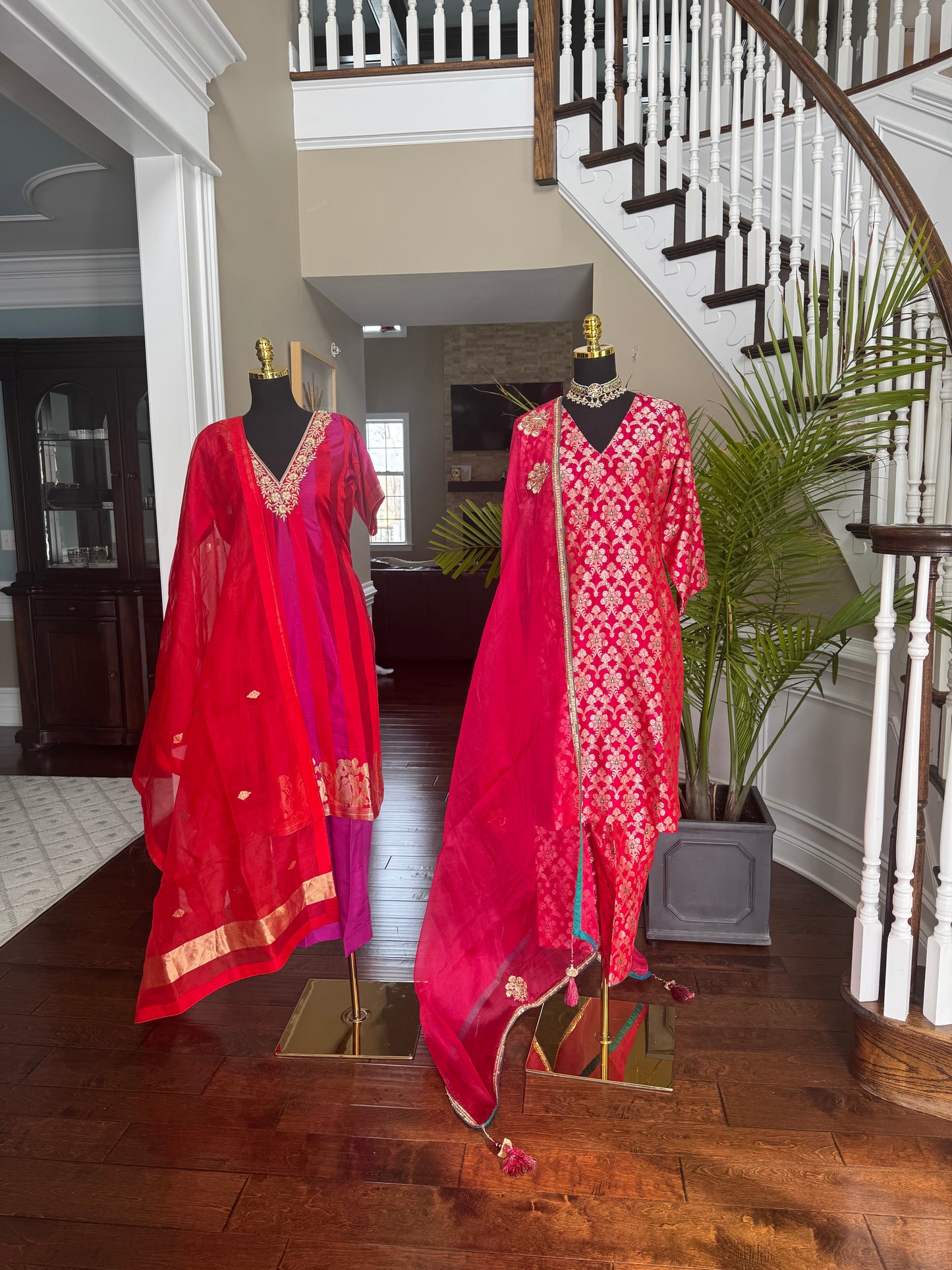 Pure Katan Silk Banarsi suit